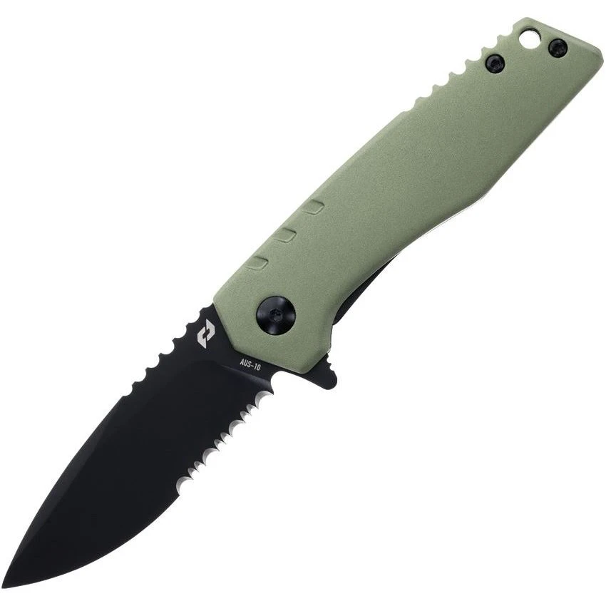 Schrade 1159312 Artillery Linerlock Green 3 Schrade 1159312 Artillery Linerlock Green