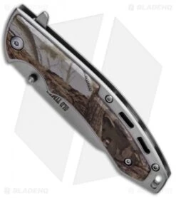 Schrade Knife Shop -Schrade Knife Shop Old Timer Snowblind Camo LL Satin 1085930 BHQ 87012 jr spine