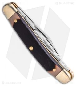 Old Timer 3pc Folder Knife Set Saw Cut Handles Limited Ed W/Gift Tin (Satin) -Schrade Knife Shop Old timer 3pc folder tin saw cut handles BHQ 123468 td 2 side