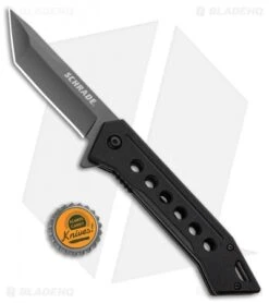 Schrade U.G. Liner Lock Knife Black G-10 (3.25" Gray Tanto) 1100044 -Schrade Knife Shop SCH U.G. Liner Lock Knife BlackG10 Gray Tanto BHQ 93630 kp bottle cap