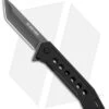 Schrade U.G. Liner Lock Knife Black G-10 (3.25" Gray Tanto) 1100044 -Schrade Knife Shop SCH U.G. Liner Lock Knife BlackG10 Gray Tanto BHQ 93630 kp open