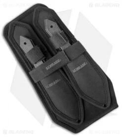 Schrade 6 Piece Throwing Knife Set W/ Nylon Sheath (Black Stonewash) 8 Schrade 6 Piece Throwing Knife Set W/ Nylon Sheath (Black Stonewash) -Schrade Knife Shop Schrade 6 piece throwing set nylon sheath black sw BHQ 62109 er sheath