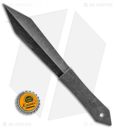 Schrade 6 Piece Throwing Knife Set W/ Nylon Sheath (Black Stonewash) 6 Schrade 6 Piece Throwing Knife Set W/ Nylon Sheath (Black Stonewash) - Image 4
