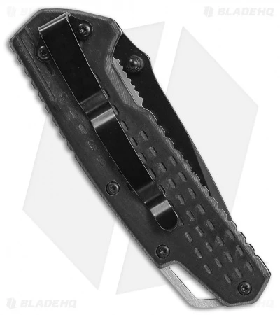 Schrade Folding Knife Black Aluminum (2.75" Black) SCH219BK 4 Schrade Folding Knife Black Aluminum (2.75" Black) SCH219BK - Image 2