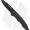 Schrade Folding Knife Black Aluminum (3.125" Black) SCH401LALBKCP -Schrade Knife Shop Schrade Black Alum Black SCH401LALBKCP BHQ 61952 jr