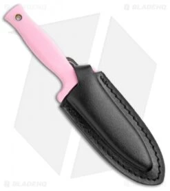 Schrade Compact Boot Knife S/E Fixed Blade Pink (3.5" Black) SCHF19PF -Schrade Knife Shop Schrade Compact Boot SE Pink Black SCHF19PF BHQ 21987 jr sheath