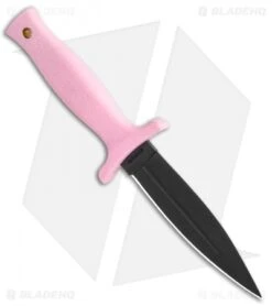 Schrade Compact Boot Knife S/E Fixed Blade Pink (3.5" Black) SCHF19PF -Schrade Knife Shop Schrade Compact Boot SE Pink Black SCHF19PF BHQ 21987 jr spine