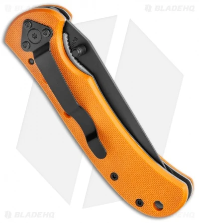 Schrade SCH1110 Liner Lock Folding Knife Orange (3.2" Black) 5 Schrade SCH1110 Liner Lock Folding Knife Orange (3.2" Black) - Image 3