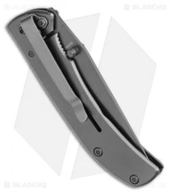 Schrade Folding Knife Frame Lock Knife Stainless Steel (2.625" Gray) -Schrade Knife Shop Schrade Folder Part Serrated SCH50SCP BHQ 111761 LS Side