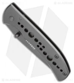 Schrade Folding Knife Frame Lock Knife Stainless Steel (2.625" Gray) -Schrade Knife Shop Schrade Folder Part Serrated SCH50SCP BHQ 111761 LS Spine