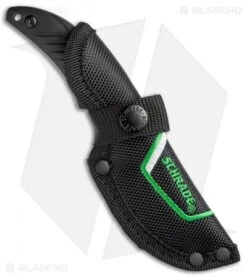 Schrade SCHF66 Full Tang Fixed Blade Knife Black (3" Satin) -Schrade Knife Shop Schrade Full Tang Blk SCHF66 BHQ 67909 jr spine