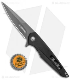Schrade Kinetic Liner Lock Knife Black G-10 (3.25" Black) -Schrade Knife Shop Schrade G 10 UG CP Folding 1136038 BHQ 125134 jr bottlecap