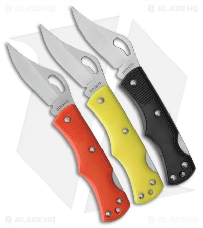 Schrade Imperial Lockback 3 Pack Traditional Pocket Knives 3.125" Plastic 3 Schrade Imperial Lockback 3 Pack Traditional Pocket Knives 3.125" Plastic