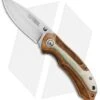 Old Timer Spring Assisted Knife Desert Ironwood (3" Mirror) -Schrade Knife Shop Schrade Ironwood SA with Inlay 901OT 1084275 BHQ 81275 jr