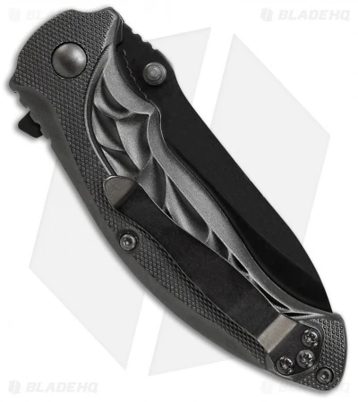 Schrade Liner Lock Knife Black Al (3.5" Black) SCH508 4 Schrade Liner Lock Knife Black Al (3.5" Black) SCH508 - Image 2