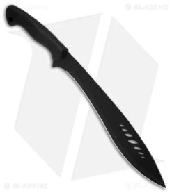 Schrade Large Kukri Machete Fixed Blade Knife Black Rubber (13" Black) 8 Schrade Large Kukri Machete Fixed Blade Knife Black Rubber (13" Black) -Schrade Knife Shop Schrade Large Kukri Machete BHQ 119709 td spine