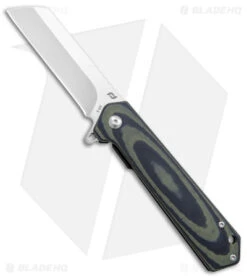 Schrade Lateral Frame Lock Knife Green/Black G-10 (3.25" Satin)