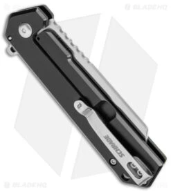 Schrade Lateral Frame Lock Knife Green/Black G-10 (3.25" Satin) -Schrade Knife Shop Schrade Lateral FL Green Black G 10 Satin BHQ 140062 jr side