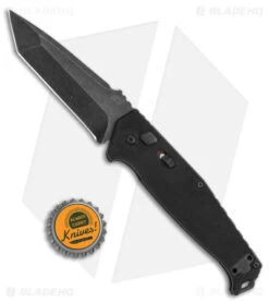 Schrade Alpha Melee Automatic Knife Black G-10 (3.5" Black Stonewash) -Schrade Knife Shop Schrade Melee Auto Black G 10 Black SW BHQ 140044 jr bottlecap