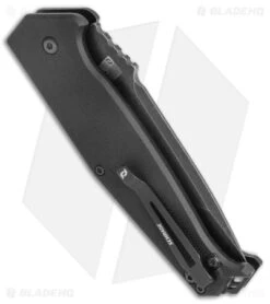 Schrade Alpha Melee Automatic Knife Black G-10 (3.5" Black Stonewash) -Schrade Knife Shop Schrade Melee Auto Black G 10 Black SW BHQ 140044 jr spine