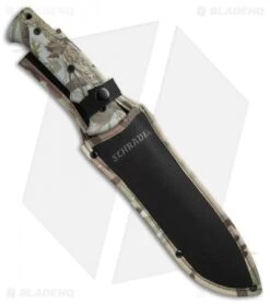 Schrade Mini Machete Fixed Blade Knife Camo (8.75" Black) 8 Schrade Mini Machete Fixed Blade Knife Camo (8.75" Black) -Schrade Knife Shop Schrade Mini Machete camo black BHQ 74715 er sheath