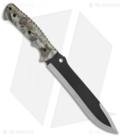 Schrade Mini Machete Fixed Blade Knife Camo (8.75" Black) 7 Schrade Mini Machete Fixed Blade Knife Camo (8.75" Black) -Schrade Knife Shop Schrade Mini Machete camo black BHQ 74715 er side