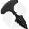 Schrade SCHF50 Mini Push Dagger Fixed Blade Knife (1.5" Black Serr)