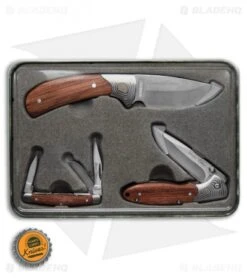 Schrade Old Timer Rosewood Geo 3-Piece Knife Set 1130065 -Schrade Knife Shop Schrade OT Rosewood Geo 3 Piece Set BHQ 116723 jr bottlecap