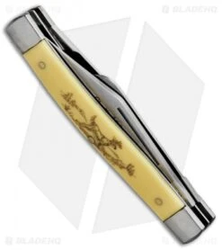 Old Timer 2016 Limited Edition Knife Gift Set Yellow Scrimshaw 13 Old Timer 2016 Limited Edition Knife Gift Set Yellow Scrimshaw -Schrade Knife Shop Schrade Old Timer 2016 Edition Yellow SCPROM 16 32CP BHQ 49194 jr knife 1 side