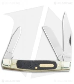 Schrade Middleman Traditional Pocket Knife 3.25" Brown Sawcut Bone SCH34OTB