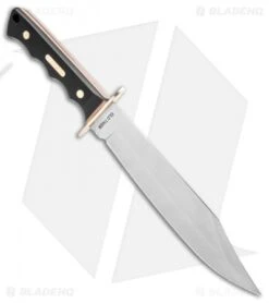 Schrade Old Timer OT Bowie Knife & Folder Black Polymer (10" Satin) 1158653 -Schrade Knife Shop Schrade Old Timer OT Bowie Folder 1158653 BHQ 122407 jr fixed spine