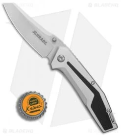Schrade SCH705 Liner Lock Knife Aluminum/Rubber (3" Bead Blast) 1084289 -Schrade Knife Shop Schrade SCH705 Aluminum Rubber BB BHQ 81957 er bottlecap