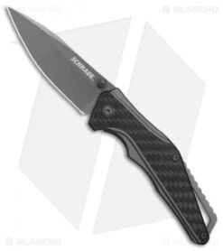 Schrade SCH706 Liner Lock Knife Aluminum/Carbon Fiber (2.75 Gray) 1084291