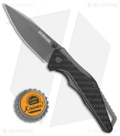 Schrade SCH706 Liner Lock Knife Aluminum/Carbon Fiber (2.75 Gray) 1084291 -Schrade Knife Shop Schrade SCH706 Aluminum CF gray BHQ 81278 er bottlecap