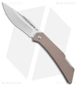 Schrade Slingshot Lockback Knife Tan G-10 (3.75" Satin)