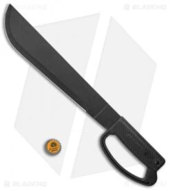 Schrade Small Outback Machete Fixed Blade Knife (12.75" Black) SCHMACH18 -Schrade Knife Shop Schrade Small Outback Machete Black SCHMACH18 BHQ 62064 jr bottlecap