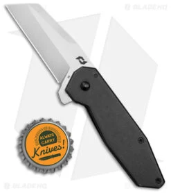 Schrade Slyte Compact Frame Lock Knife Black Stainless Steel (2.4" Satin) -Schrade Knife Shop Schrade Styte Compact FL Black SS Satin BHQ 140061 jr bottlecap