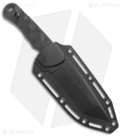 Schrade Regime Tanto Fixed Blade Knife Black G-10 (4" Black AUS-8) -Schrade Knife Shop Schrade Tanto Fixed AUS 8 Steel Balck G 10 Black BHQ 125128 jr sheath