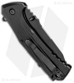 Schrade U.G. Liner Lock Knife Black W/Firestarter (3.5" Black) -Schrade Knife Shop Schrade U.G. LL Black Firestarter Black 1100046 BHQ 93631 jr side