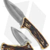 Schrade Uncle Henry 2 Piece Pocket Knife & Fixed Blade Knife - Faux Stag -Schrade Knife Shop Schrade Uncle Henry 2 Piece Fixed Folder BHQ 176532 jr