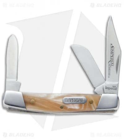 Imperial Small Stockman Knife 2.75" Pink Swirl Acrylic IMP18PS 3 Imperial Small Stockman Knife 2.75" Pink Swirl Acrylic IMP18PS