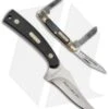 Old Timer Sharpfinger Fixed Blade & Junior Pocket Knife Combo Set -Schrade Knife Shop Schrade old timer sharpfinger blade junior knife combo set BHQ 89434 jr