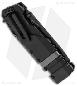 Schrade Rescue Tool SCHA911B Spring Assisted Knife (3.75" Black Serr) -Schrade Knife Shop SchradeRescue Tool Black Serr SCHA911B BHQ 21932 jr side