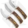 Uncle Henry 3 Piece Elk Fixed Blade Knife Set -Schrade Knife Shop Uncle Henry 3pc Fixed Elk Gift Set BHQ 123478 td