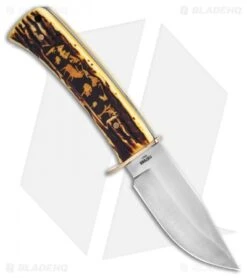 Uncle Henry 3 Piece Elk Fixed Blade Knife Set -Schrade Knife Shop Uncle Henry 3pc Fixed Elk Gift Set BHQ 123478 td knife 1 spine