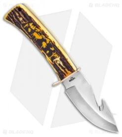 Uncle Henry 3 Piece Elk Fixed Blade Knife Set -Schrade Knife Shop Uncle Henry 3pc Fixed Elk Gift Set BHQ 123478 td knife 3 spine