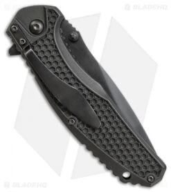 Schrade Liner Lock Knife Black ABS (3.25" Black) SCH002 6 Schrade Liner Lock Knife Black ABS (3.25" Black) SCH002 -Schrade Knife Shop schrade blk abs SCH002 BHQ 61884 dl back