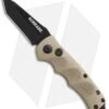 Schrade Mini Extreme Survival Tanto Automatic Knife Tan (2.5" Black) SC60MBRT 2 Schrade Mini Extreme Survival Tanto Automatic Knife Tan (2.5" Black) SC60MBRT -Schrade Knife Shop schrade extreme survival tanto tan sc60mbrt