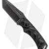 Schrade SCHF15 Knife Modified Tanto Fixed Blade (3.4" Black Plain) -Schrade Knife Shop schrade fixed schf15