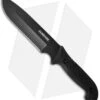 Schrade Frontier SCHF52 Fixed Blade Knife Black TPE (7" Black)